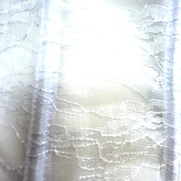 Corset Overbust size xl White bridal lace up back zipper front NwoT Lots of room - Picture 9 of 10